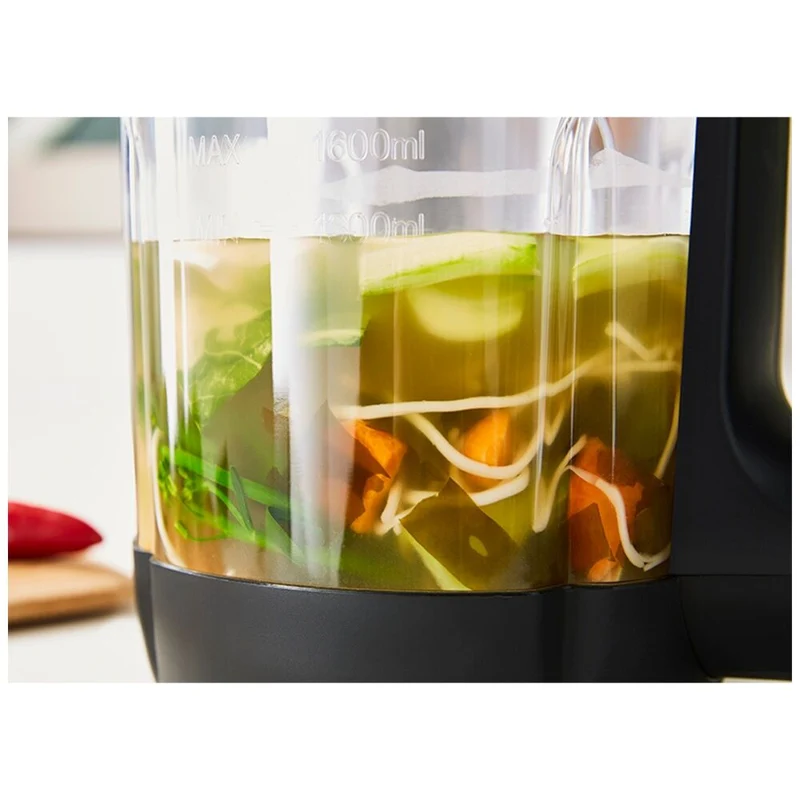 Morphy Richards Clarity Soup Maker 1000W 1.6 L with Interlocking Lid (Clear)