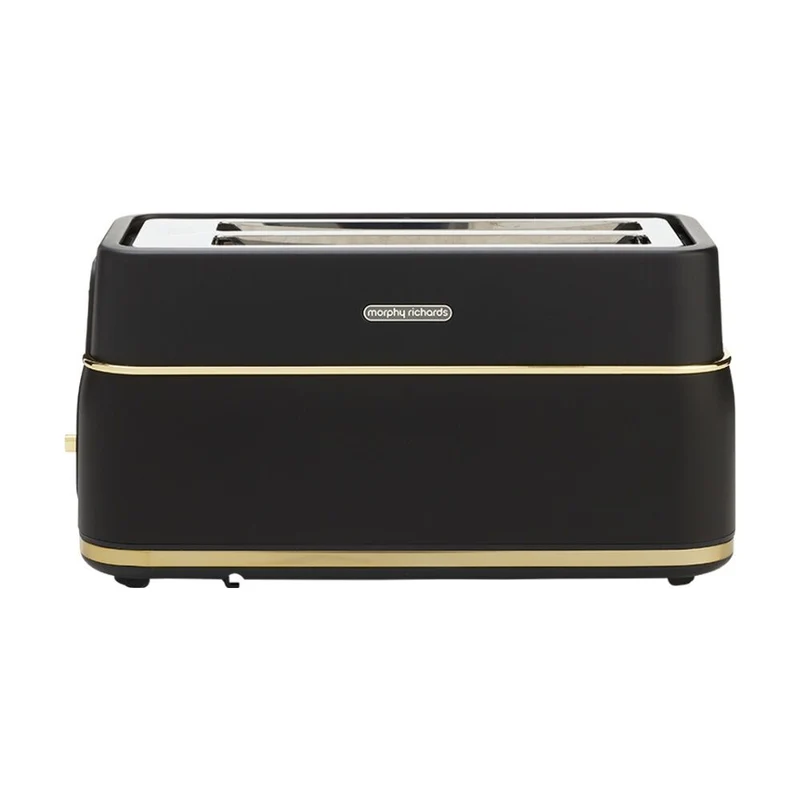Morphy Richards Signature Soft Gold 4-Slice Toaster (Matte Black)