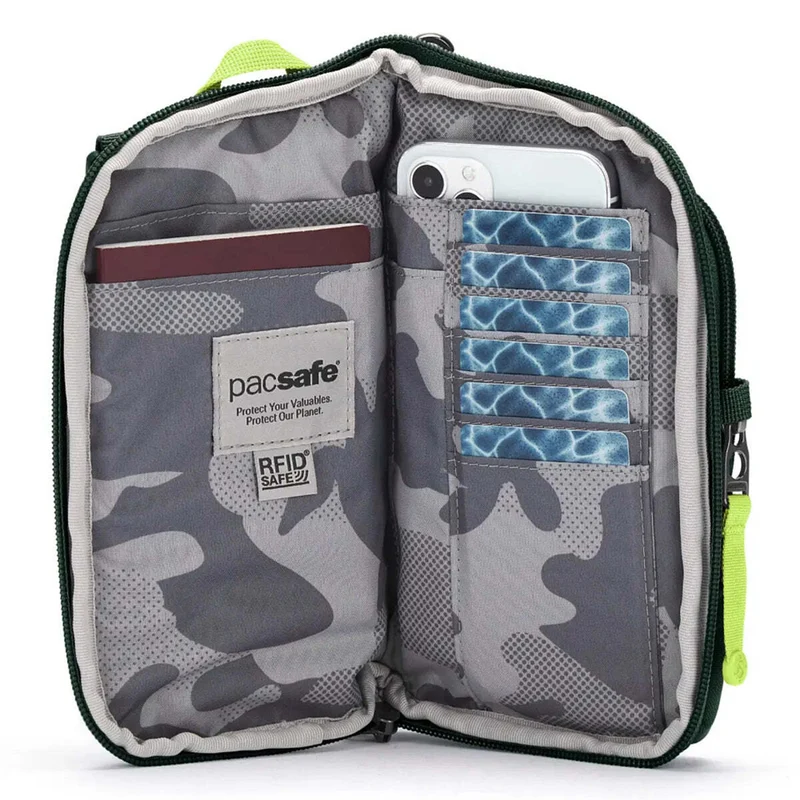 Pacsafe Go Anti-Theft Tech Crossbody Bag - Spruce Green