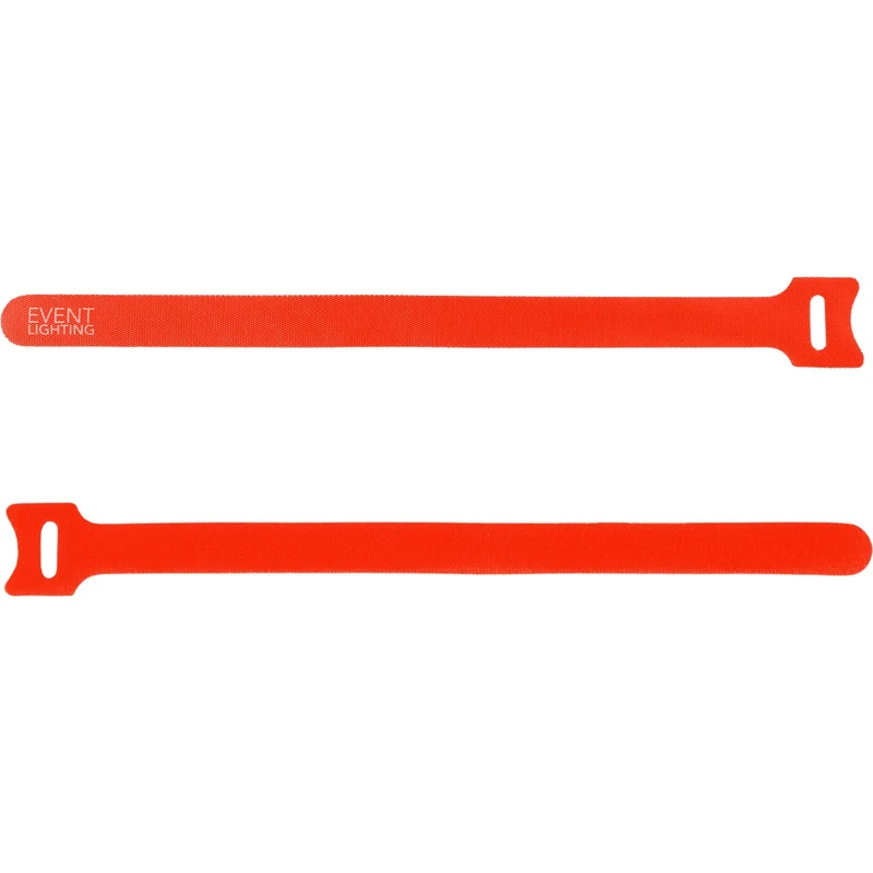 Event Lighting VT50L150R - Velcro Tie 50-Pack (Red)