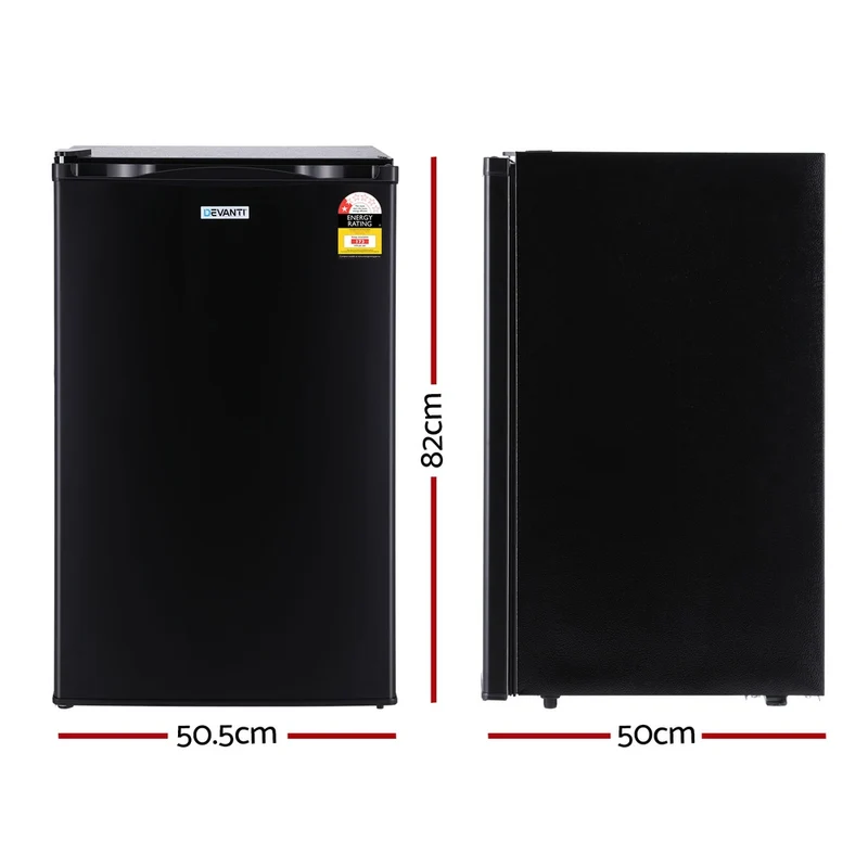 Devanti 110L Bar Fridge Black