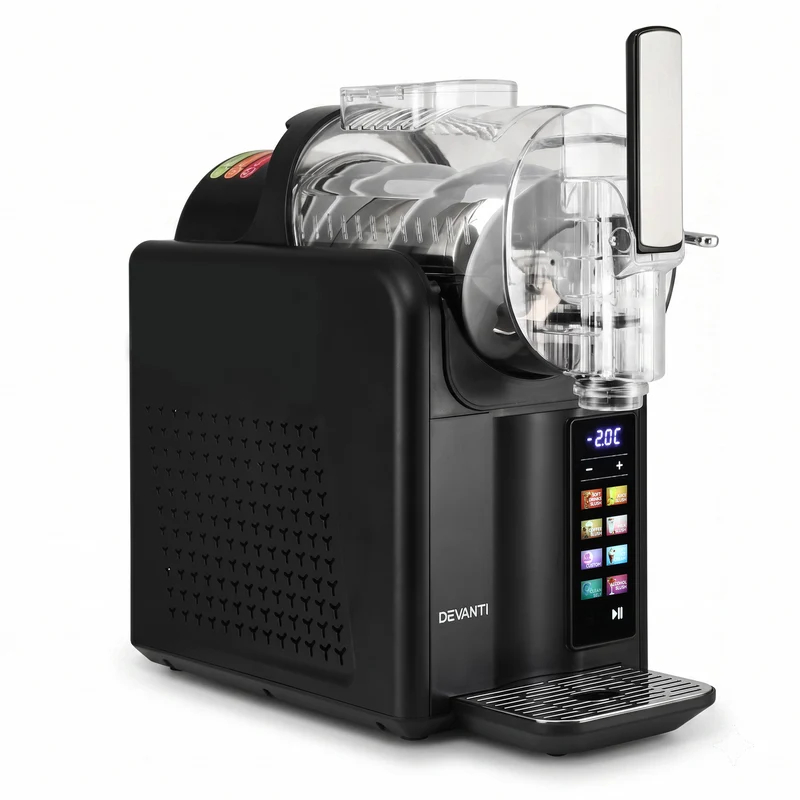 Devanti Slushie Machine 2L Frozen Drink Maker Ice Cream Cocktail Slush Maker (Black)
