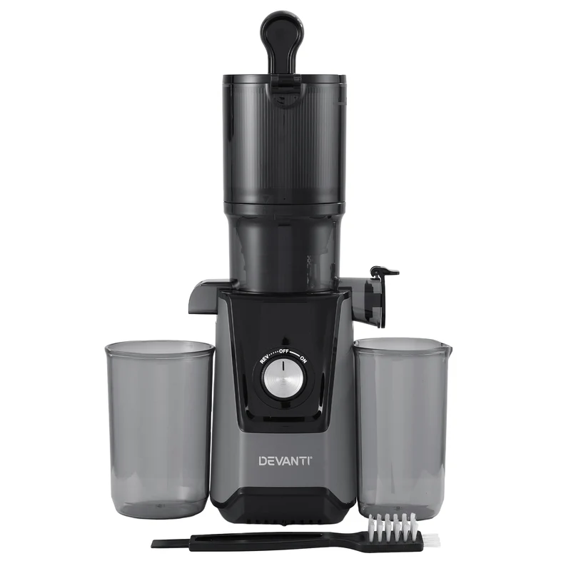 DEVANTI Slow Juicer Cold Press 200W for Fruit Vegetable Juice