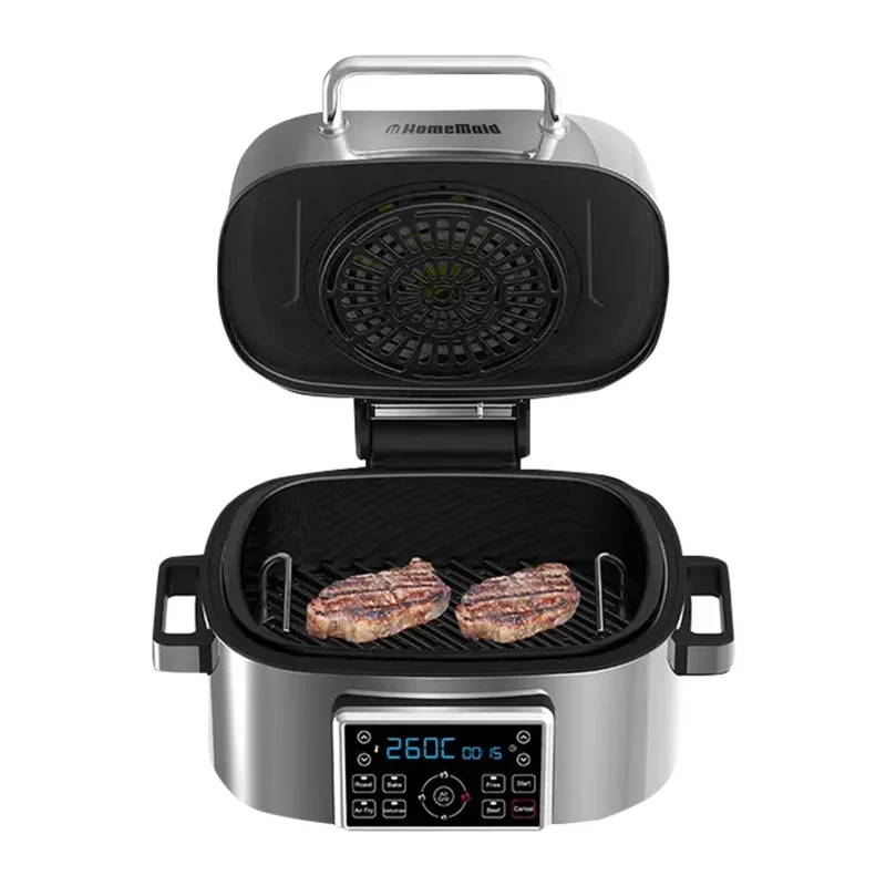 Homemaid Digital 6L Air Fryer and Grill Housing LED Display (Stainless Steel)