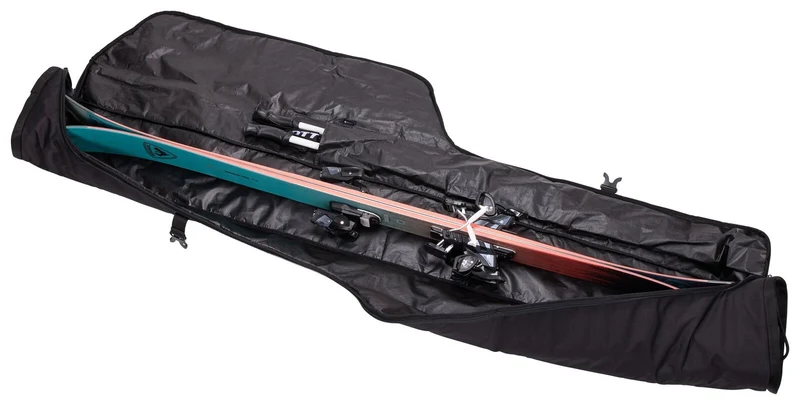THULE 192cm RoundTrip Ski Padded Bag Holds 1 Pair Alpine or 2 Nordic Skis in Black