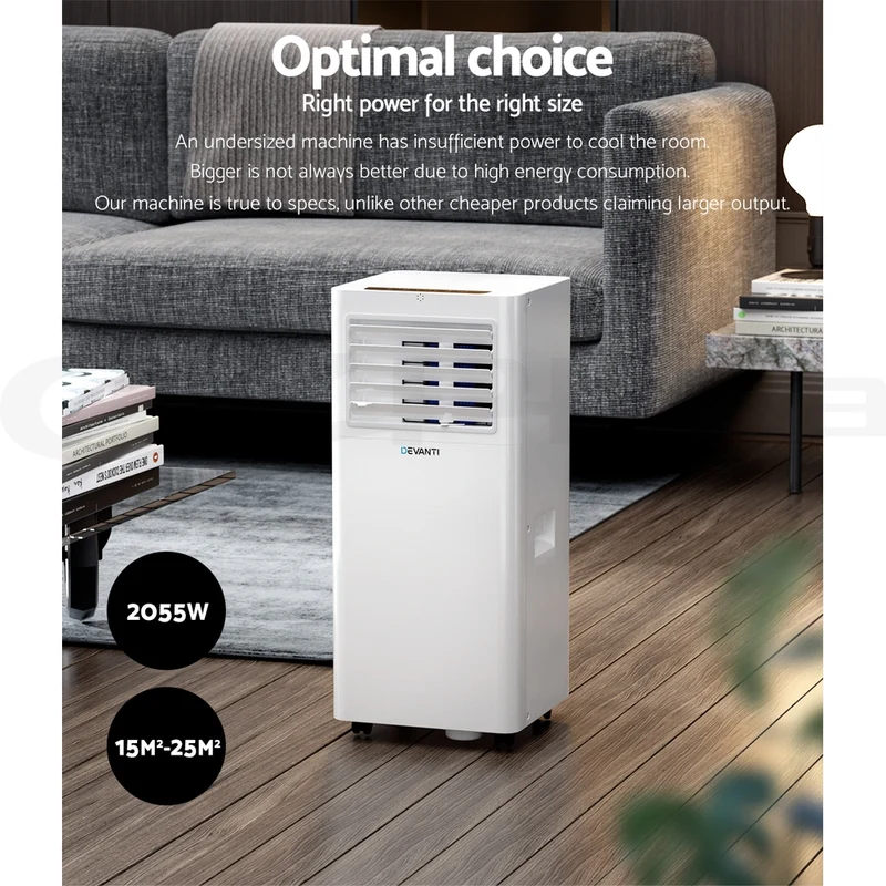 Devanti Portable Air Conditioner Fan Cooler 7000BTU