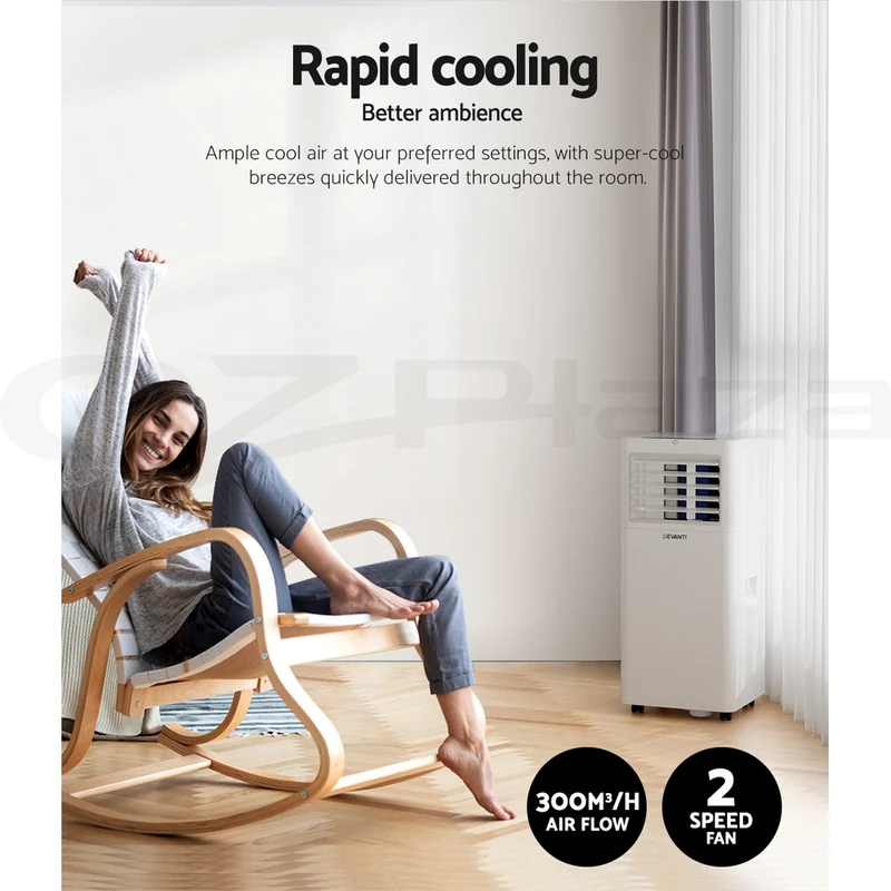 Devanti Portable Air Conditioner Fan Cooler 7000BTU