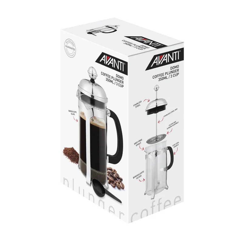 Avanti Domo 3 Cup Coffee Plunger 350ml