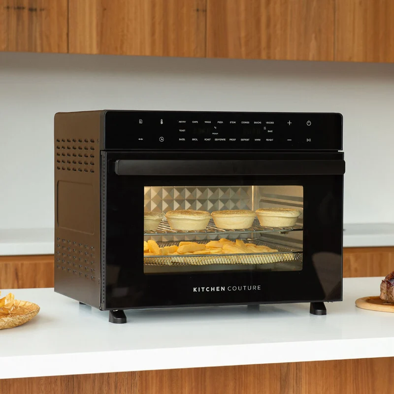 Kitchen Couture 240V 45L Multifunctional Large Air Fryer Oven 54x50cm Black