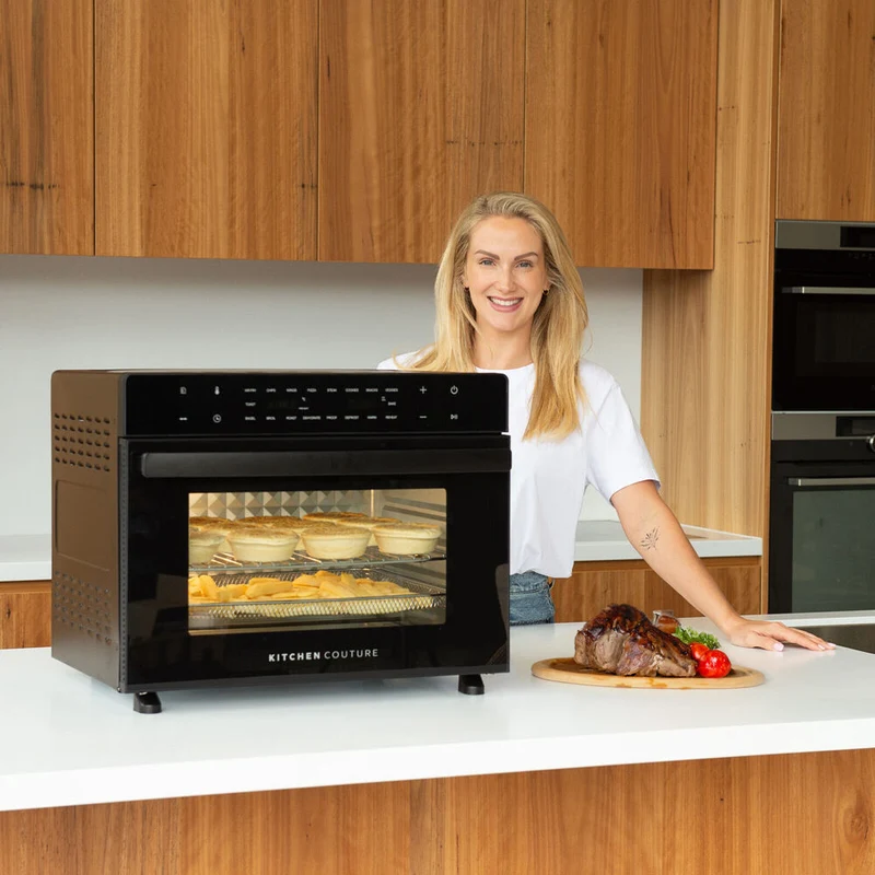 Kitchen Couture 240V 45L Multifunctional Large Air Fryer Oven 54x50cm Black