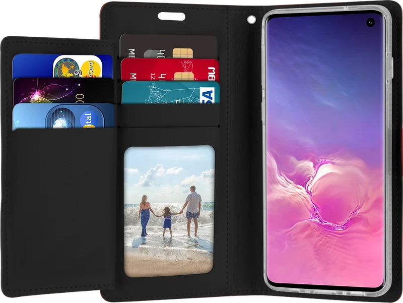 Goospery Rich Diary for iPhone 11 Pro - Black
