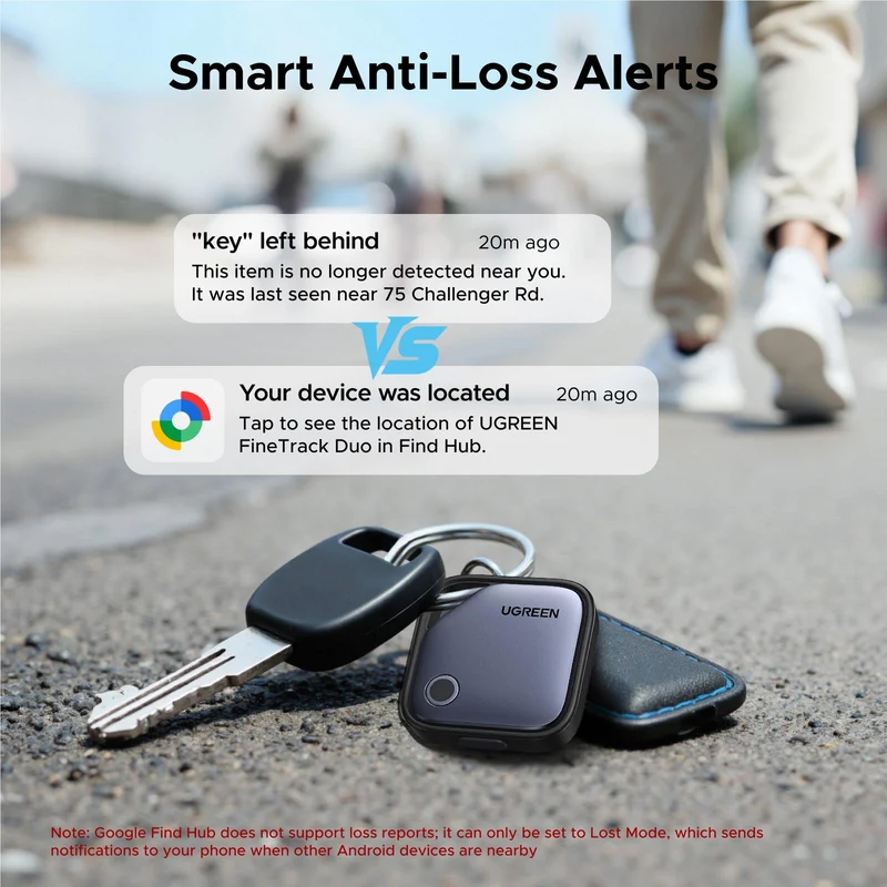 UGREEN Finder Pro USB-C Bluetooth Tracker for Apple & Google [2 Pack]