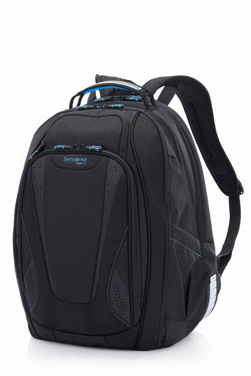 Samsonite Viz Air Laptop Backpack Black/Hyper Blue