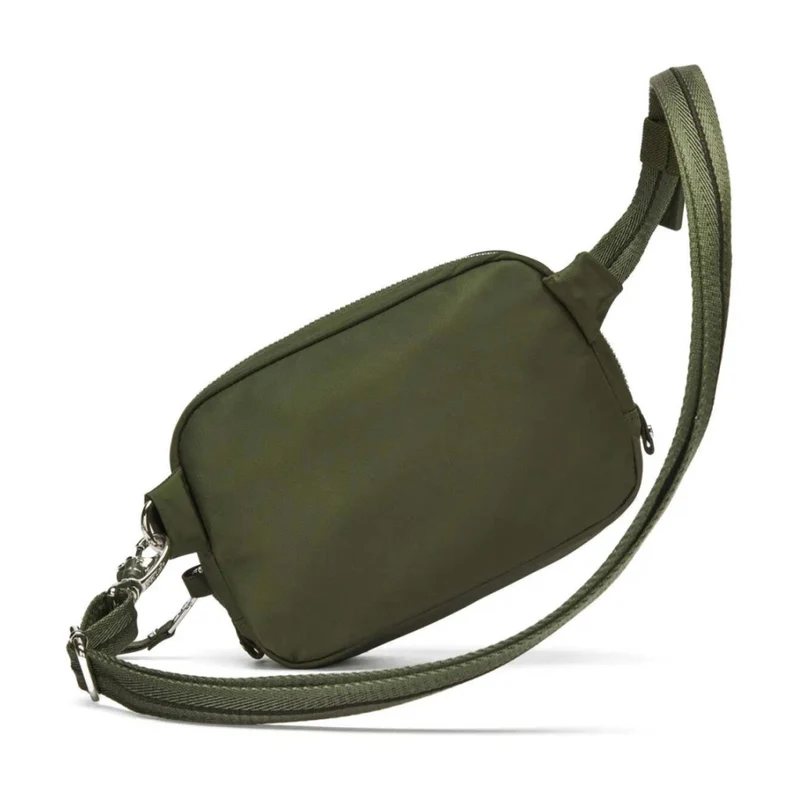 Pacsafe W Anti-Theft RFID Blocking Slashguard Micro Travel Sling Olive