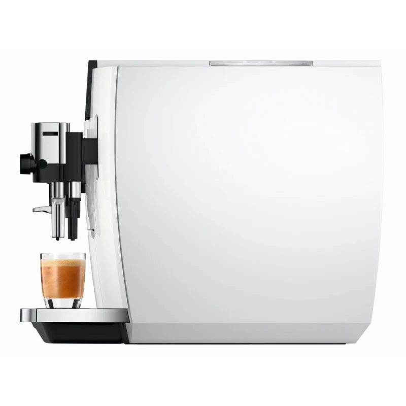 Jura E8 Fully Automatic Coffee Machine (Piano White)