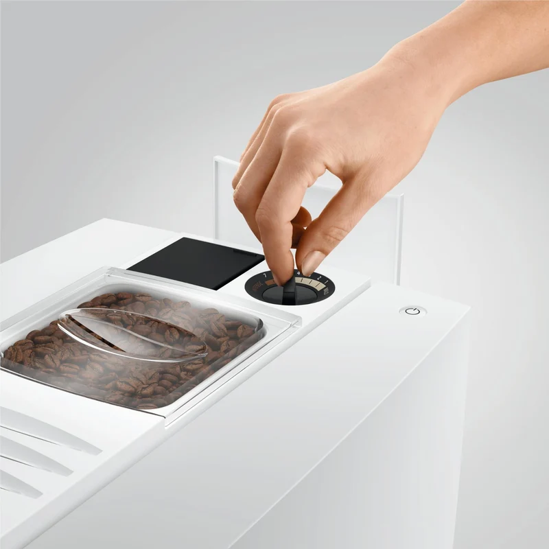 Jura E8 Fully Automatic Coffee Machine (Piano White)