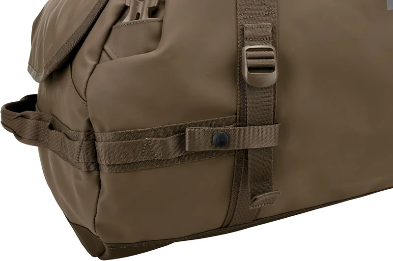 Thule Chasm 130L Duffel Overnight Bag Convertible Backpack Duffle in Deep Khaki