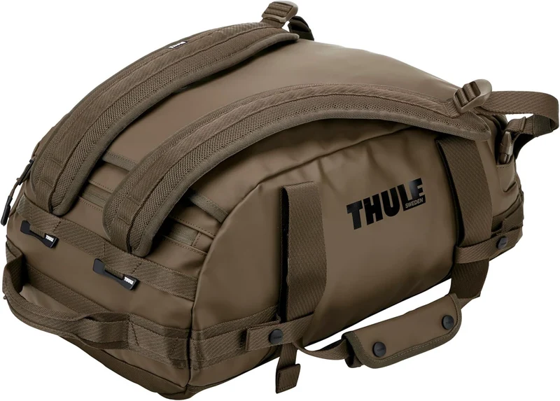 Thule Chasm 30L Duffel Overnight Bag Convertible Backpack Duffle in Deep Khaki