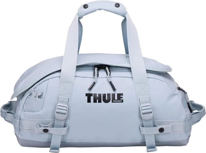 Thule Chasm 30L Duffel Overnight Bag Convertible Backpack Duffle in Soft Blue