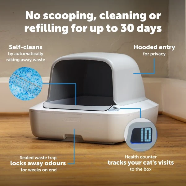 PetSafe® ScoopFree® Crystal Pro Self-Cleaning Litter Box