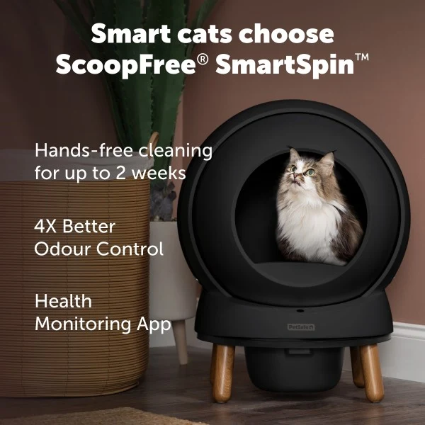PetSafe® ScoopFree SmartSpin™ Self-Cleaning Litter Box