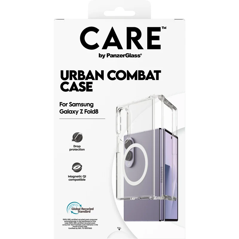 CARE by PanzerGlass Urban Combat Case for Galaxy Z Fold8 (Clear)