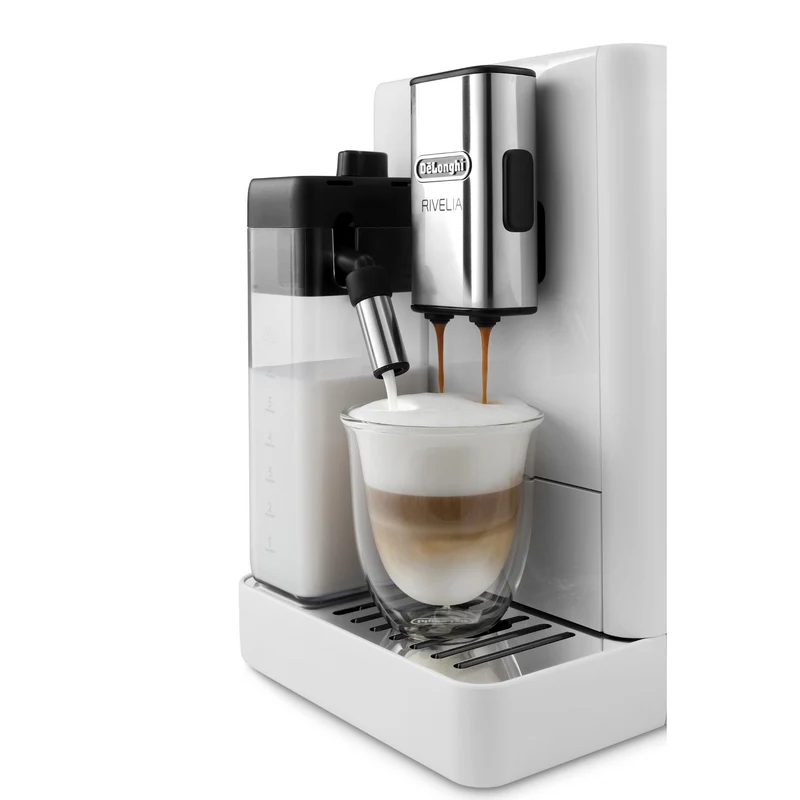 De'Longhi Rivelia With Cool Carafe Fully Automatic Coffee Machine (White)