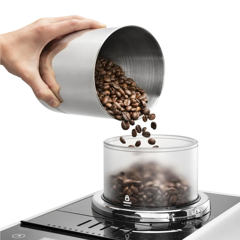 De'Longhi Rivelia With Cool Carafe Fully Automatic Coffee Machine (White)