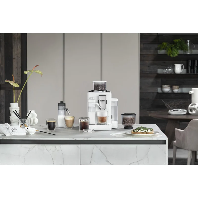 De'Longhi Rivelia With Cool Carafe Fully Automatic Coffee Machine (White)