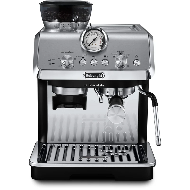 De'Longhi La Specialista Arte Manual Pump Coffee Machine (Black)
