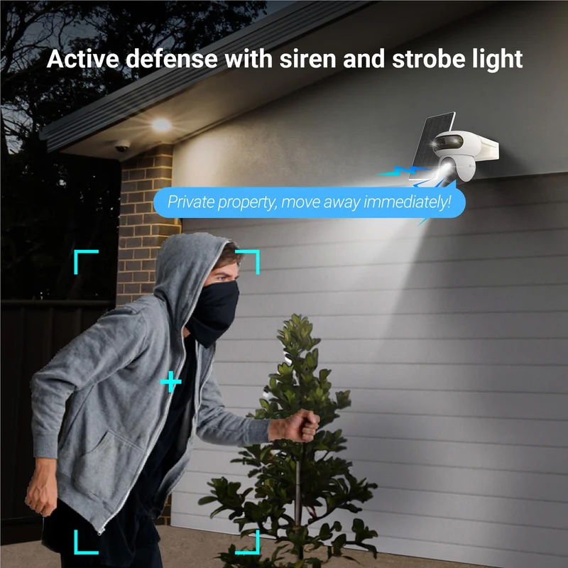 EZVIZ HB90 Dual 3K Security Camera with Solar Panel