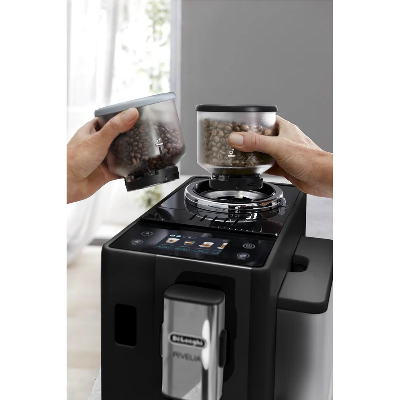 De'Longhi Rivelia With Cool Carafe Fully Automatic Coffee Machine (Black)