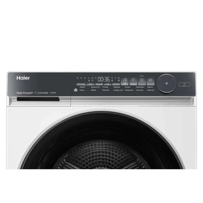 Haier HDHPS80NW1 500 Series 8kg Heat Pump Dryer (White)