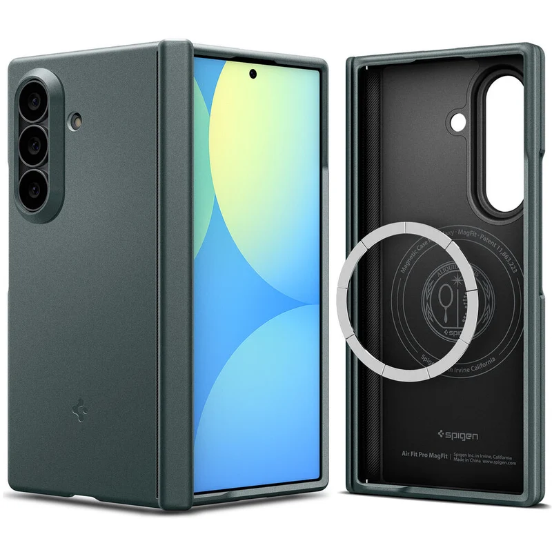Spigen Galaxy Z Fold 8 Ultra Air Fit Pro (MagFit) Case (Abyss Green)