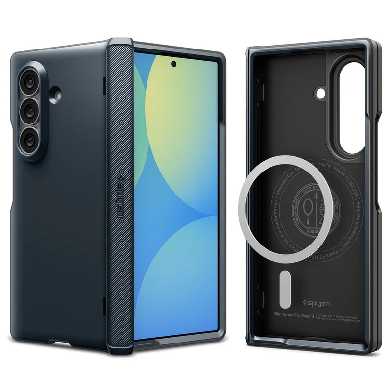 Spigen Galaxy Z Fold 8 Ultra Slim Armor Pro (MagFit) Case (Metal Slate)