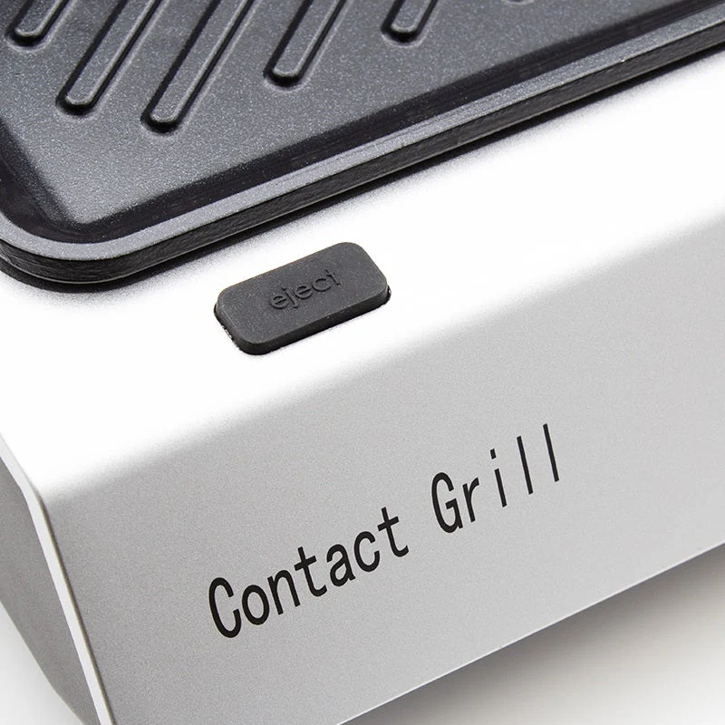 Nero Deluxe Sandwich Press Toaster Contact Grill 4 Slice Grooves with Timer