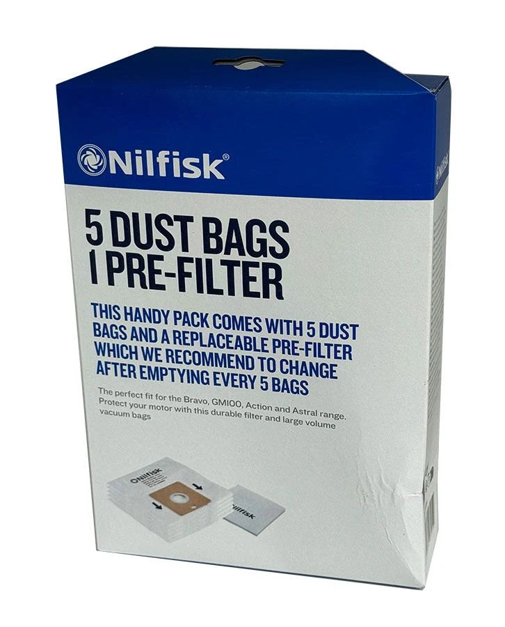 Geniune Nilfisk Bravo Vacuum Cleaner Bags #30050002