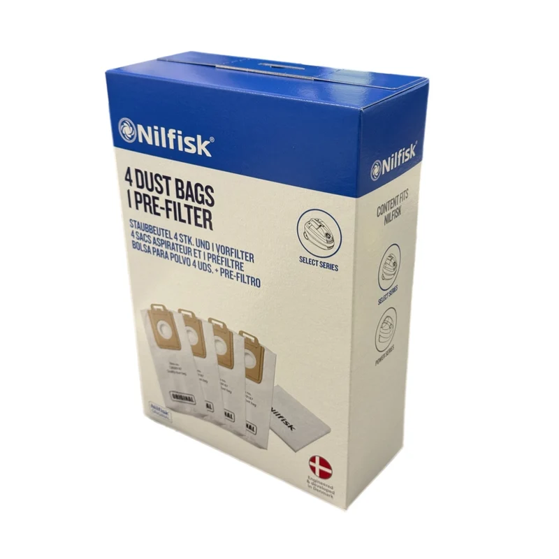 Genuine Nilfisk Power, Select, Elite Series Vacuum Cleaner Bags 128389187
