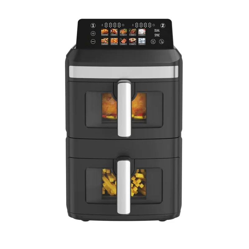Healthy Choice 13L Dual Zone 2300W Double Stack Air Fryer with Foldable Top Display