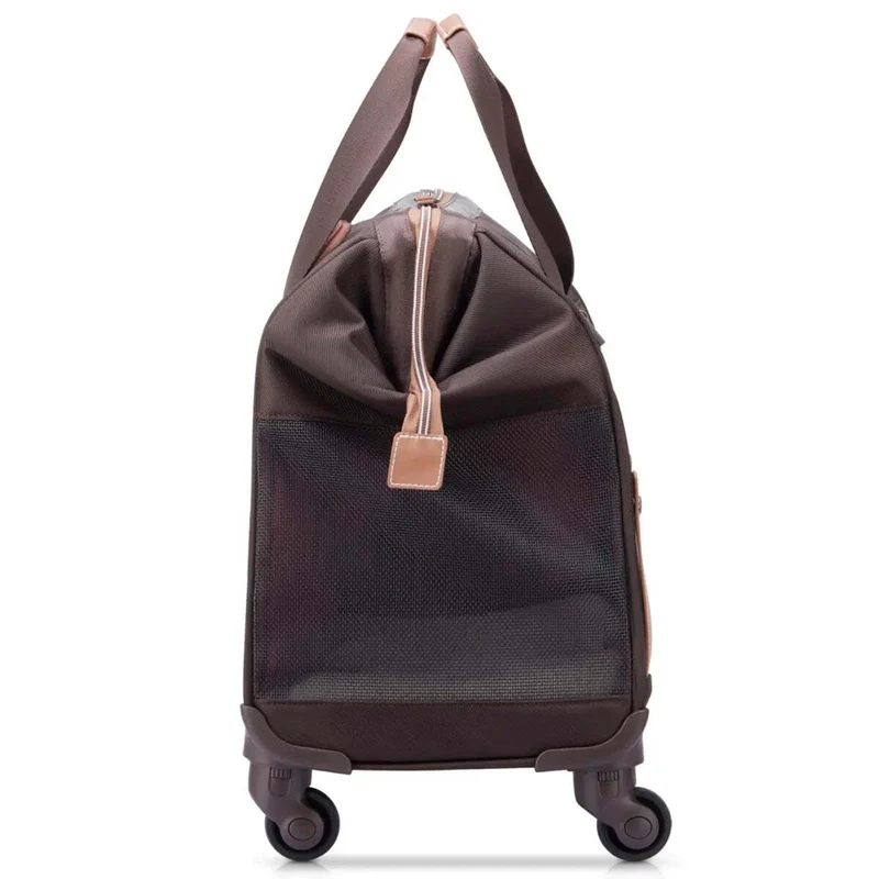 Delsey Chatelet Air 2.0 Wheeled Pet Animal Carrier Trolley Bag - Brown