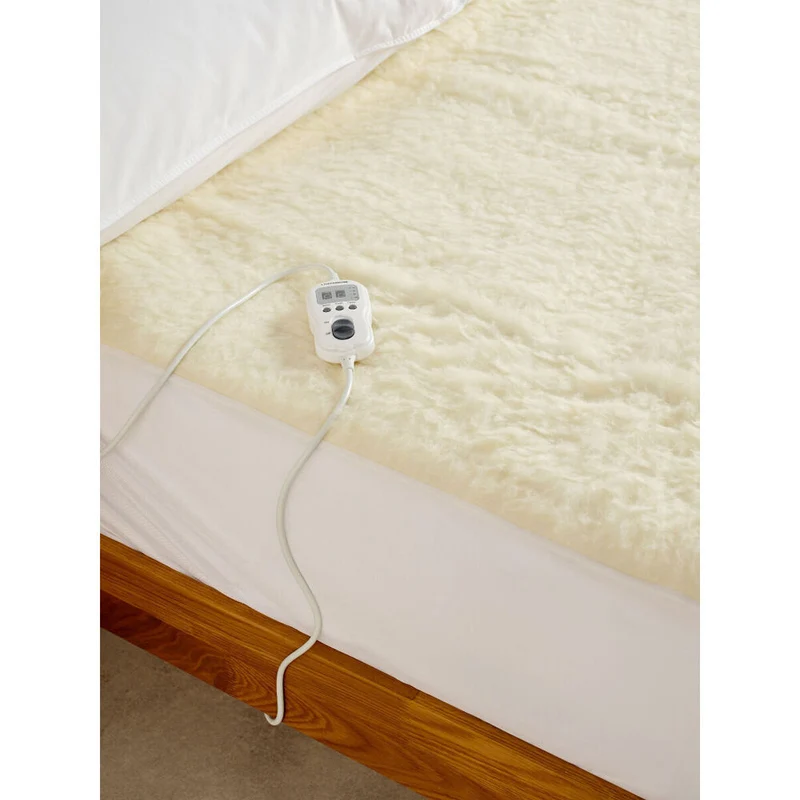 Linen House Wool Long Electric Blanket - Cream (King Single)