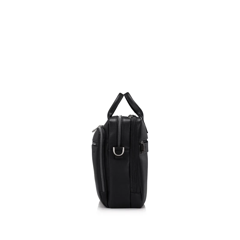 Samsonite Classic Leather Toploader (Black)