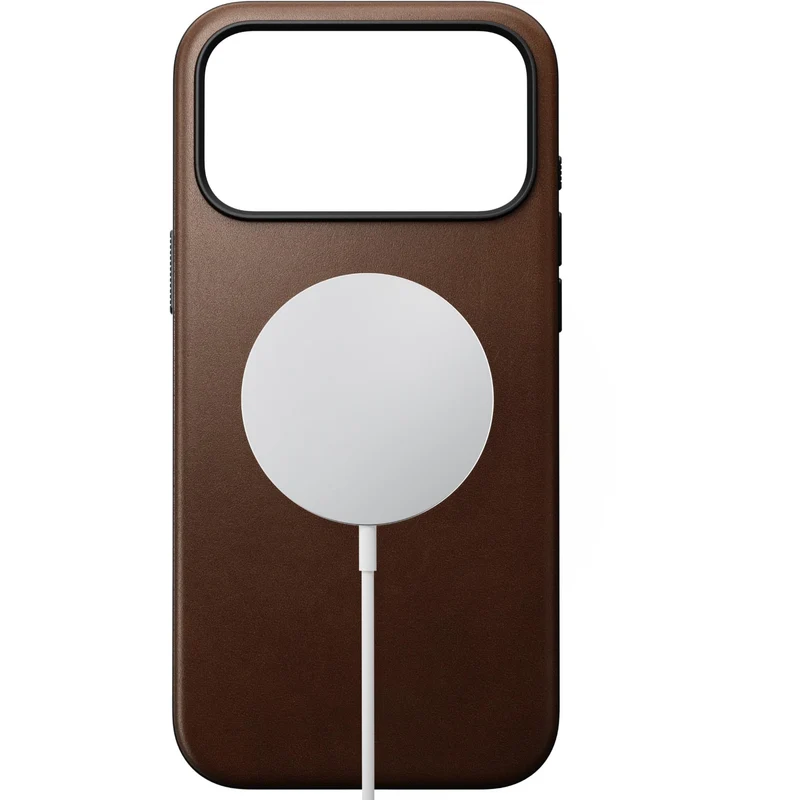 NOMAD Modern Ecco Leather Case for iPhone 17 Pro Max (Brown)