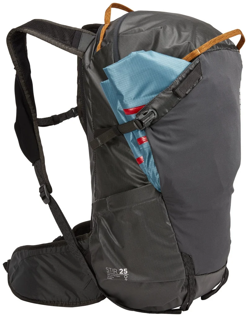 Thule Mens 25L Stir Hiking Backpack Bag in Obsidian Grey/Black