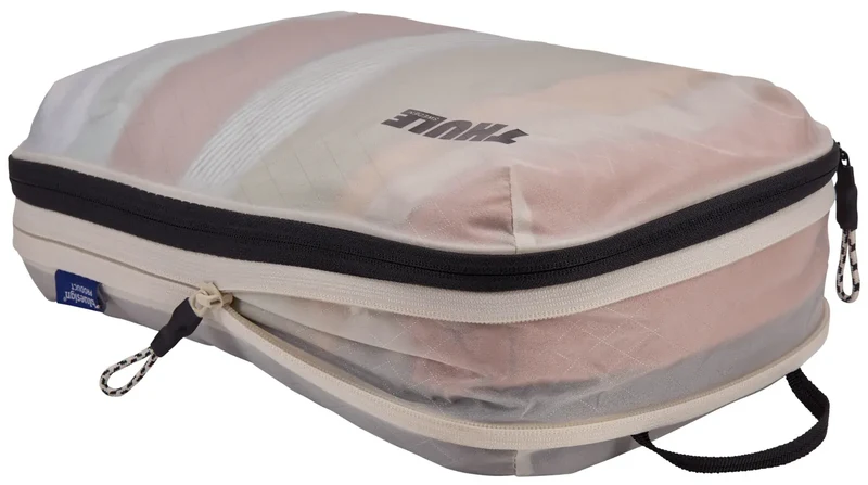 THULE Packing Cube Set Compression Travel Storage Bags Duo 2x (Small and Medium) White