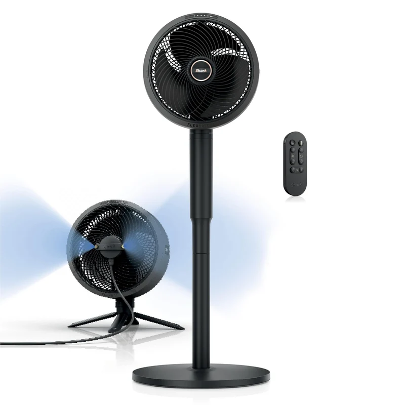 Shark FlexBreeze Pedestal Fan with InstaCool Misting Attachment
