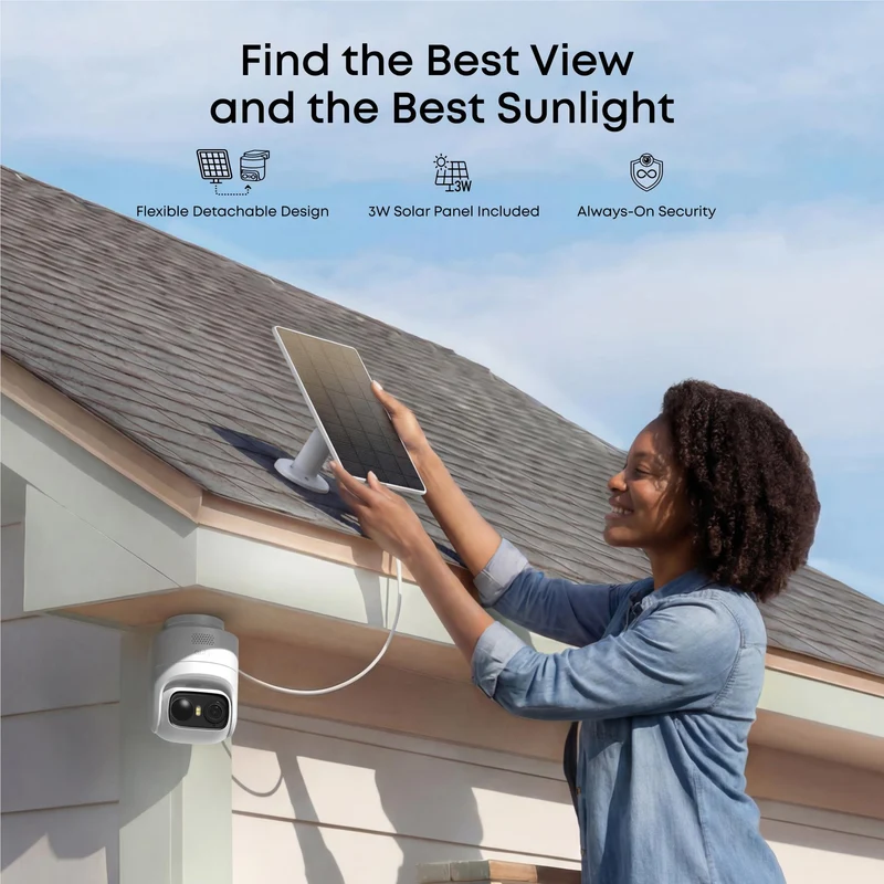 eufyCam C37 2K Pan-Tilt-Zoom Security System (4 Pack)