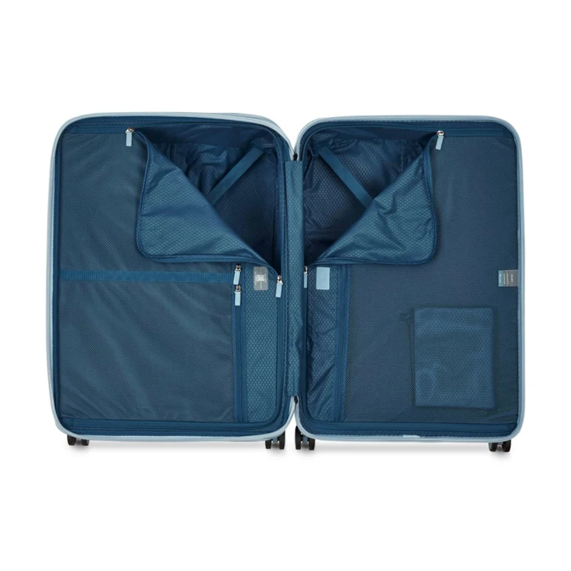 Delsey Chatelet Air 2.0 Checked-In Luggage Suitcase W/ TSA Lock Light Blue 76 cm