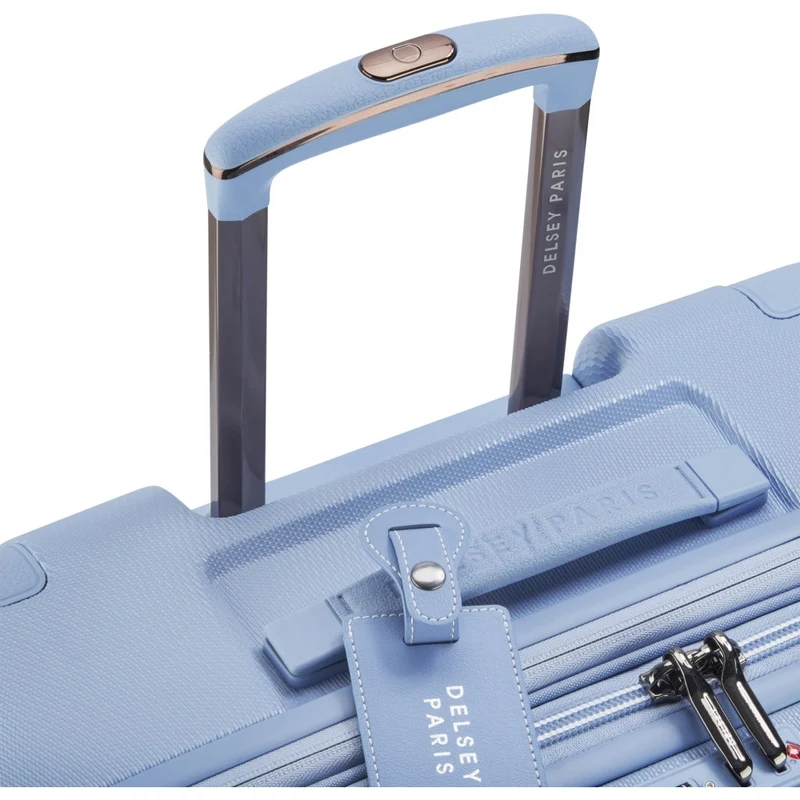 Delsey Chatelet Air 2.0 Checked-In Luggage Suitcase W/ TSA Lock Light Blue 76 cm