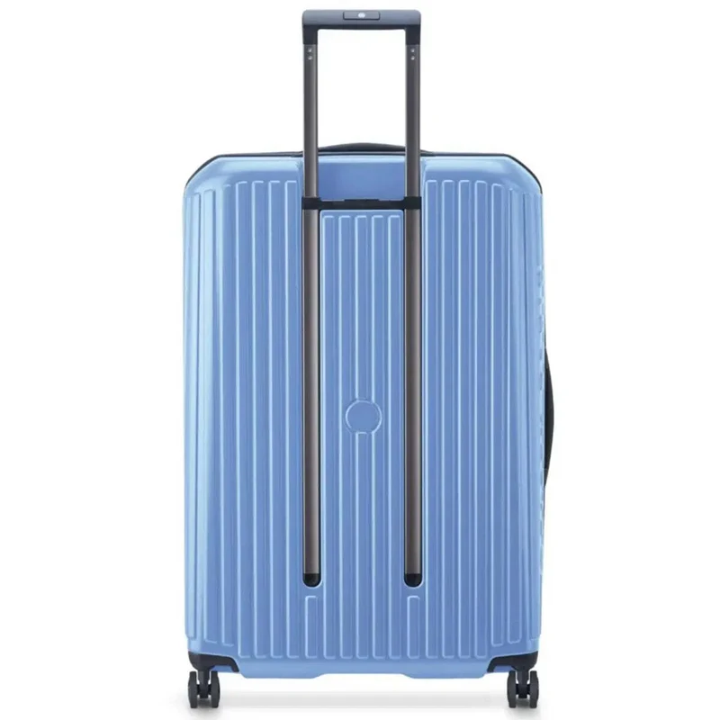 Delsey Securtime Zip 76 cm Top Opening 4-Wheel Expandable Suitcase - Lavender Blue